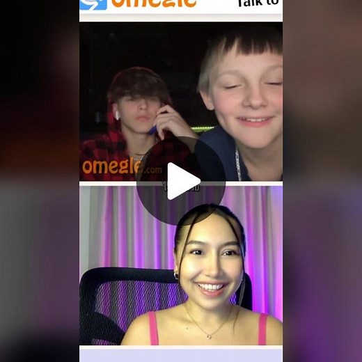 Engaging Split-Screen Conversation Between Two Friends