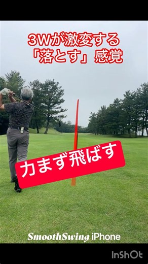 Fwで遠心力を最大化する秘訣は、クラブを振るのではなく【引き合う】ことです。#ゴルフスイング #フェアウェイウッド #3w #ゴルフレッスン #ゴルフ初心者 #ドライバーショット #ゴルフ練習