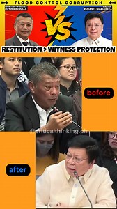 MARCOLETA vs REMULLA: Restitution and the Witness Protection Program ⚖️ Under RA 6981, restitution is not required for entry into the Witness Protection Program 🧑‍⚖️ Justice Secretary Remulla called it a moral test of good faith 🏛️ Senator Marcoleta insisted the law must prevail 🛡️ The witnesses were admitted to the WPP days ago with no restitution required ❓ With witnesses now under protection without restitution, did SOJ Remulla back down, or did he realize his stance could not hold? #Disca