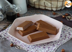 Easy homemade gianduja recipe, perfect with coffee