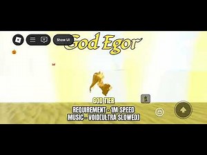 Showcasing all phases of God Speed | Roblox egor game