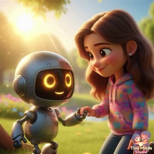 A Lonely AI Friend Finds a Family | Heartwarming Kids Story & Bedtime Read Aloud #cartoonforkids