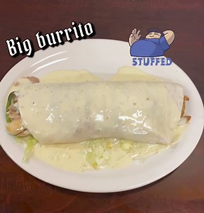 Hello and happy Tuesday mis Amig@s we are having our Big Burrito for our special today come out and try it 😋 it will get you full for sure 😁 | La Esperanza Mexican restaurant