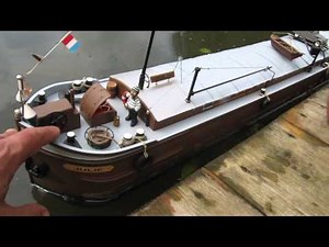 The realistic Julie barge by Bernard - Saint-Paul 2014 - RC scale model