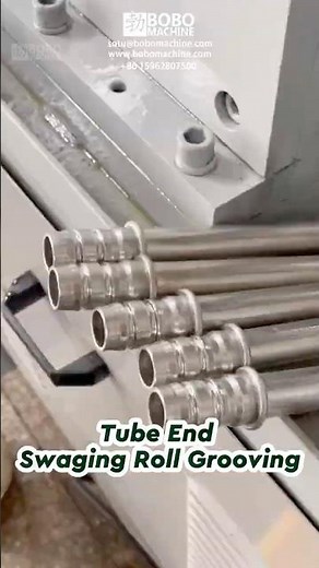 Metal Steel Tube End Swaging Bead Roll Grooving Machine For O Ring Block