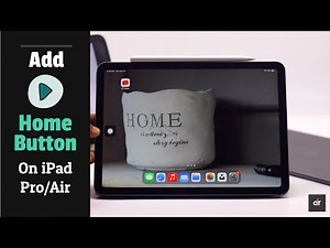 iPad Air 4 Put Home Button on Screen (How to)