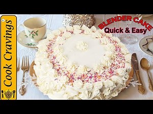 How To Make Blender Cake!