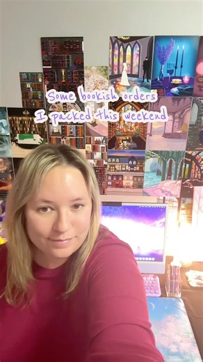 Some bookish orders I packed this weekend #booktube