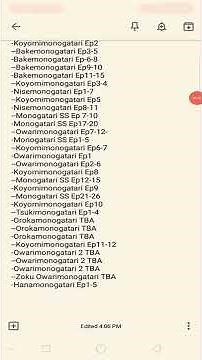 (bakemogatari full series in chronological order)