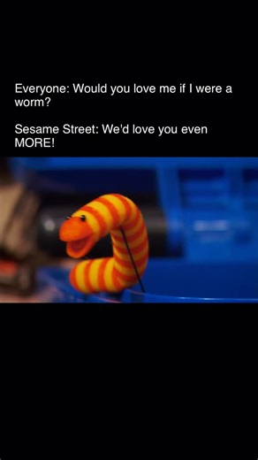 Sesame Street | On Sesame Street, we love you EXTRA when you’re a worm. Happy Valentine’s Day, Slimey! 💌❤️ | Instagram