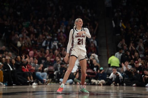 South Carolina women's basketball player Chloe Kitts