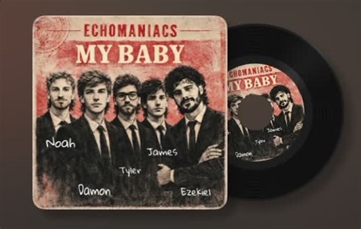 MY BABY 🎶 A modern take inspired by the energy of “My Sharona” by The Knack — same obsession, new heartbeat. This one’s been living in our heads for a while… now it’s yours. 🎧🔥 #Echomaniacs #MyBaby #NewMusic #RockRevival