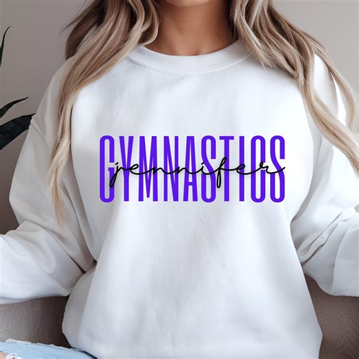 Custom Gymnastics Sweatshirt, Gymnastic Mom, Personalized Gymnastics Hoodie, Gymnastics Lover Gift, Gymnastics Sweatshirt, Gymnastics Gift - Etsy UK