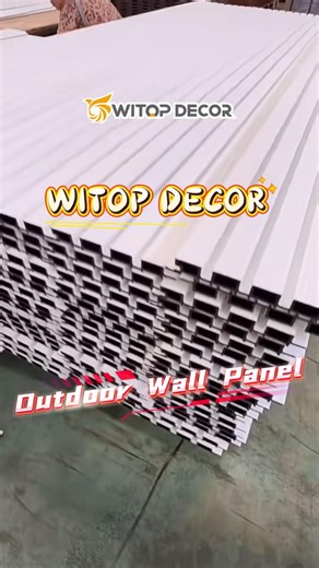 Outdoor WPC Wall Cladding 3d Texture Panel Used for Hotel Wall#outdoorpanel #cladding #wpcwallpanel