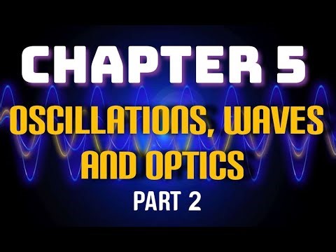 FRESHMAN PHYSICS CHAPTER 5, OSCILLATIONS, WAVES AND OPTICS