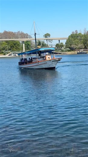 Disney's transportation at Disney World ♥️ #disney #transportation #boats #magickingdom
