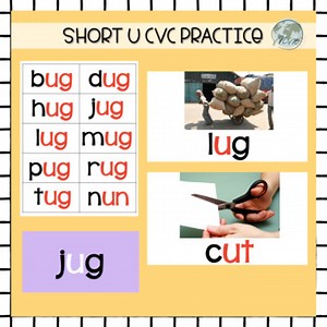 Short U CVC Practice