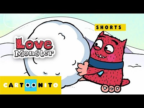 Love Monster | Love Monster Loves The Snow | Cartoonito