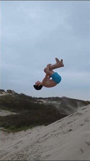 First Backflip-attempt on sanddune
