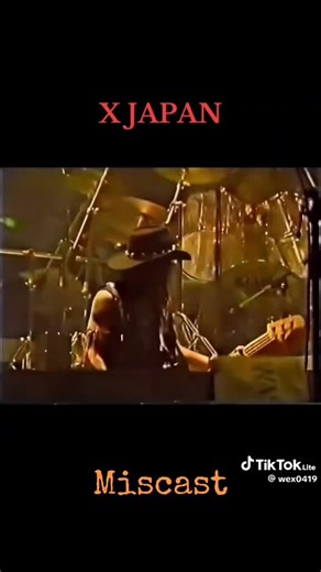 X JAPAN/『Miscast』作詞作曲:HIDE#YOSHIKI #Toshi #HIDE #PATA #TAIJI
