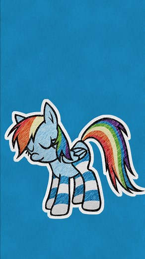Rainbow Box Dance #mylittlepony #animation #rainbowdash