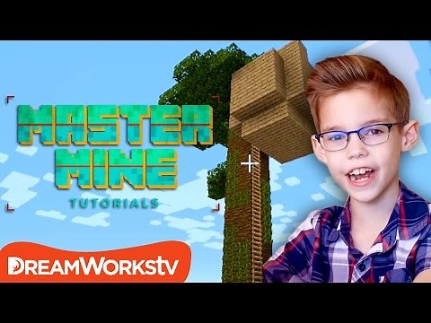 How to Build a Tree House in Minecraft | MASTER MINE TUTORIALS