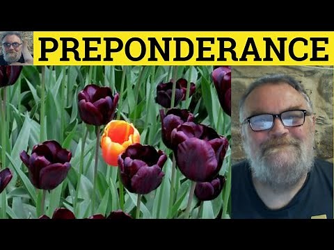 🔵 Preponderant Meaning - Preponderance Definition - Preponderant Examples - Formal Vocabulary