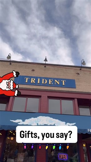 Trident Booksellers & Cafe on Instagram: "Didn’t you know? Trident is your one stop shop for gifts of all kinds! Come check out our top quality selection of books, tarot cards, pins, puzzles, greeting cards, and of course our award winning offerings of coffee and tea. There’s something for everyone here… So don’t walk, run! The chai is still hot!"