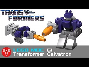 Lego MOC Transformers Mini G1 Galvatron Instruction