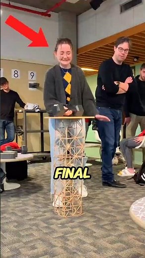 These Architecture Students Had To Build A Strong Tower Using Only Wooden Sticks