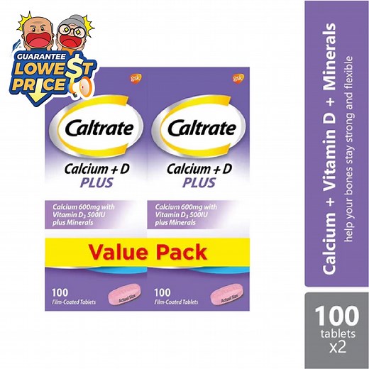 Caltrate 600 Plus 2x100s | Bone Health Formation - Alpro Pharmacy