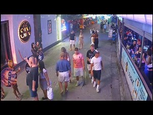 Livecam4k | Green Mango Street Night Life | Hush Bar Koh Samui , Thailand 🇹🇭 4k Ep7