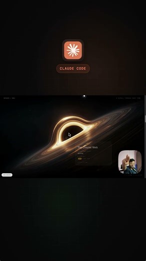 Hand Gesture Control is Insane in 3D websites, #ClaudeCode