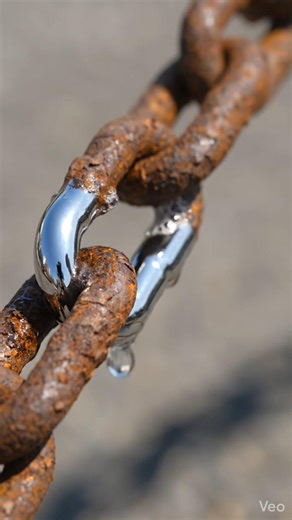 Rust Dissolving in Real Time – Satisfying 4K #shorts