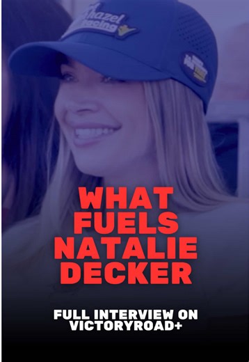 @Natalie Decker shares how the next generation of girls fuels her drive — and why being yourself matters more than ever. Full interview now streaming on VictoryRoad . Link in bio. #NatalieDecker #WomenInSports #NextGeneration #NASCAR #victoryroadplus