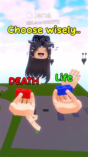Choose wisely… 💀 #shorts #roblox #funnymoments