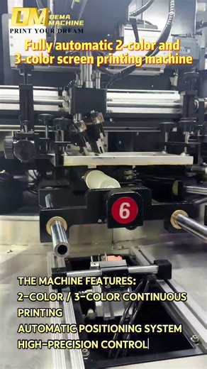 🖨️ Automatic 3 Colors Screen Printing Machine
