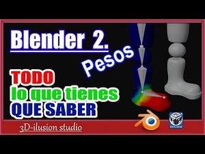 Blender:🚀 PESOS, animación 3d | Tutorial español herramientas eficaces.