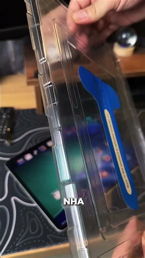 P60: iPad tempered glass screen protector installation at home #temperedglassipad #haibgmedia