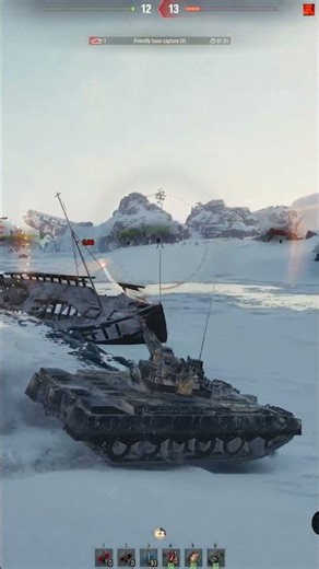 Ares 90 C 1v4 vs 10.5k HP 💥 13,854 DMG 6 Kills | Ultra HD 4K World of Tanks #Shorts 3