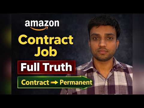 Amazon Contract Job Full Truth | Permanent, Extension & Exit Reality | Can You Become Permanent?