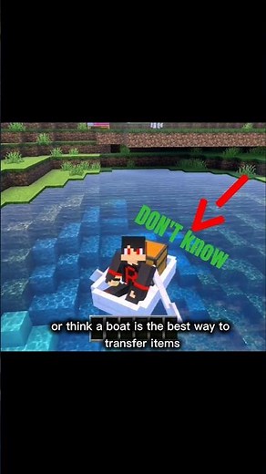 "Fastest🚀 Way to Transfer Items in Minecraft! #gaming #minecraft #tricks