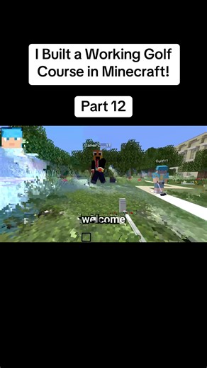 Watch the full video on YouTube at LockDownLife! #Minecraft #minecrafthardore #golfing #golfcourse #golf