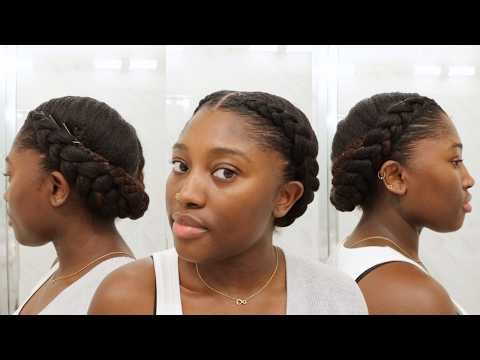 How to Dutch Braid on Type 4 Natural Hair | Beginner Friendly Tutorial