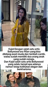 Kajol salah satu artis Bollywood yang masih kelihatan cantik dan awet muda. #bollywood #pecintabollywood #bollywoodmovie #bollywoodmusic #reelsfyp #reelsviral #music #bonus #diwali #movie #celebrity #jangkauanluas | Sahida Azmi