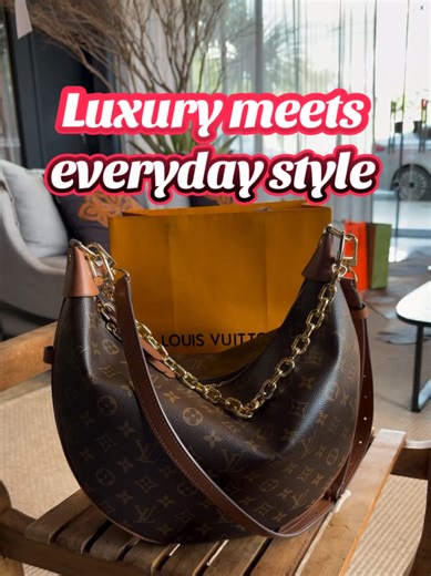 The iconic Loop Hobo in classic monogram canvas is the perfect mix of luxury, comfort, and everyday elegance. #DesignerBags #LuxuryFashion #BagLovers #BagTok #DesignerStyle