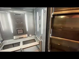 KitchenAid fridge replacing Evaporator Cover Assembly.