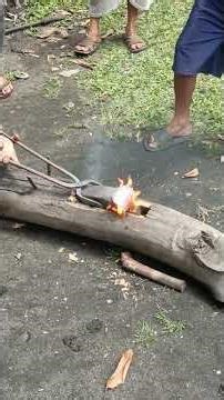 The process of making an anvil from pure steel! 🔥 This is the 'heart' of every blacksmith