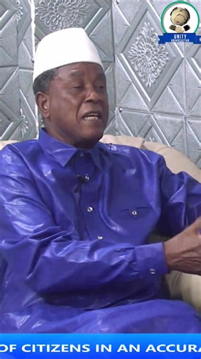 "For those who are skeptical about the constitutional review is because they don't know the origin of this, it didn'tcome from space" Hon Alpha Khan. Presidential Spokesperson | Unity Broadcasting