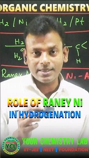 What is the role of Raney Nickel in Hydrogenation? NEET JEE #shorts